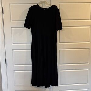 Elegant Black Midi Dress ASOS